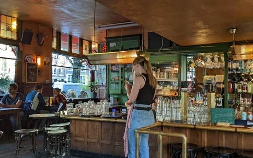 Café Thijssen Amsterdam Jordaan binnen bar