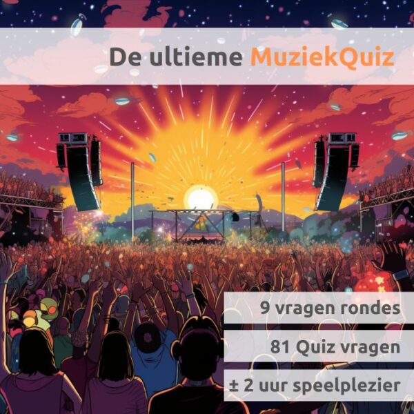 MuziekQuiz van PubQuiz Nederland voorkant product