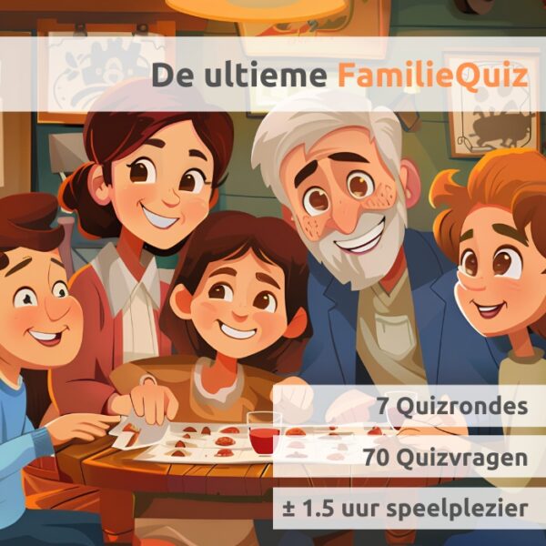 Familiequiz voorkant product