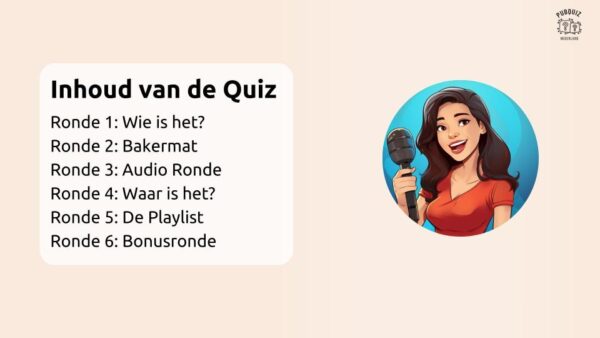 korte muziekquiz inhoud
