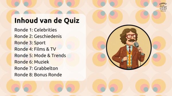 70s pubquiz inhoud
