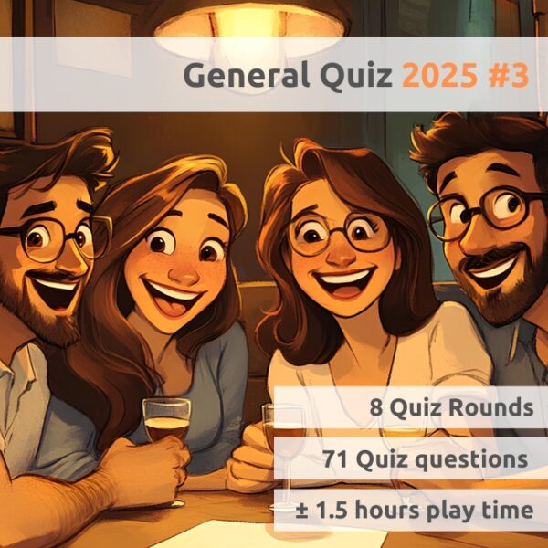 General Quiz 2025 #3 front product