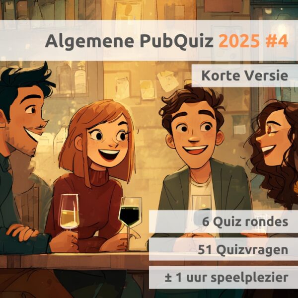 Algemene PubQuiz 2025-4 korte versie voorkant