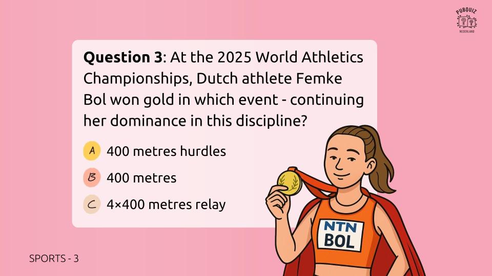 General Quiz 2025 part 4 example question 4